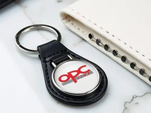 Opel Portachiavi In Pelle Personalizzato Elite Tocco Pro